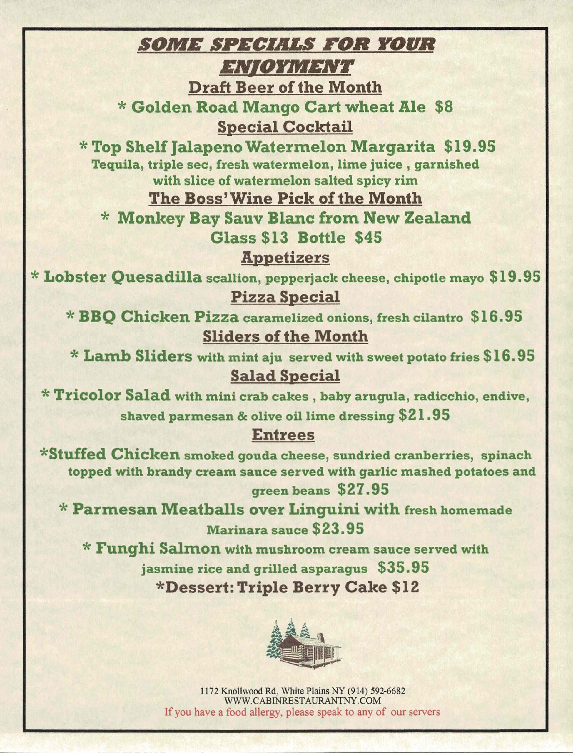 2025 June Specials