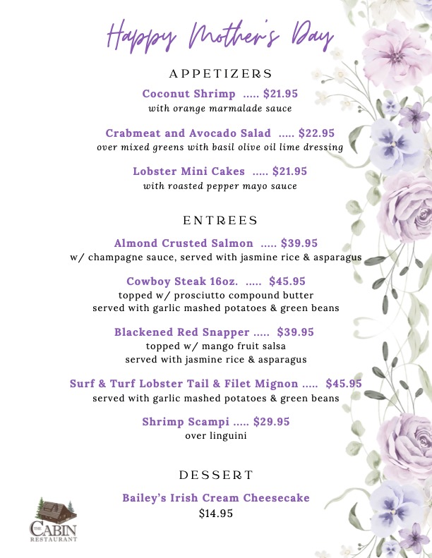 Mother's Day Specials