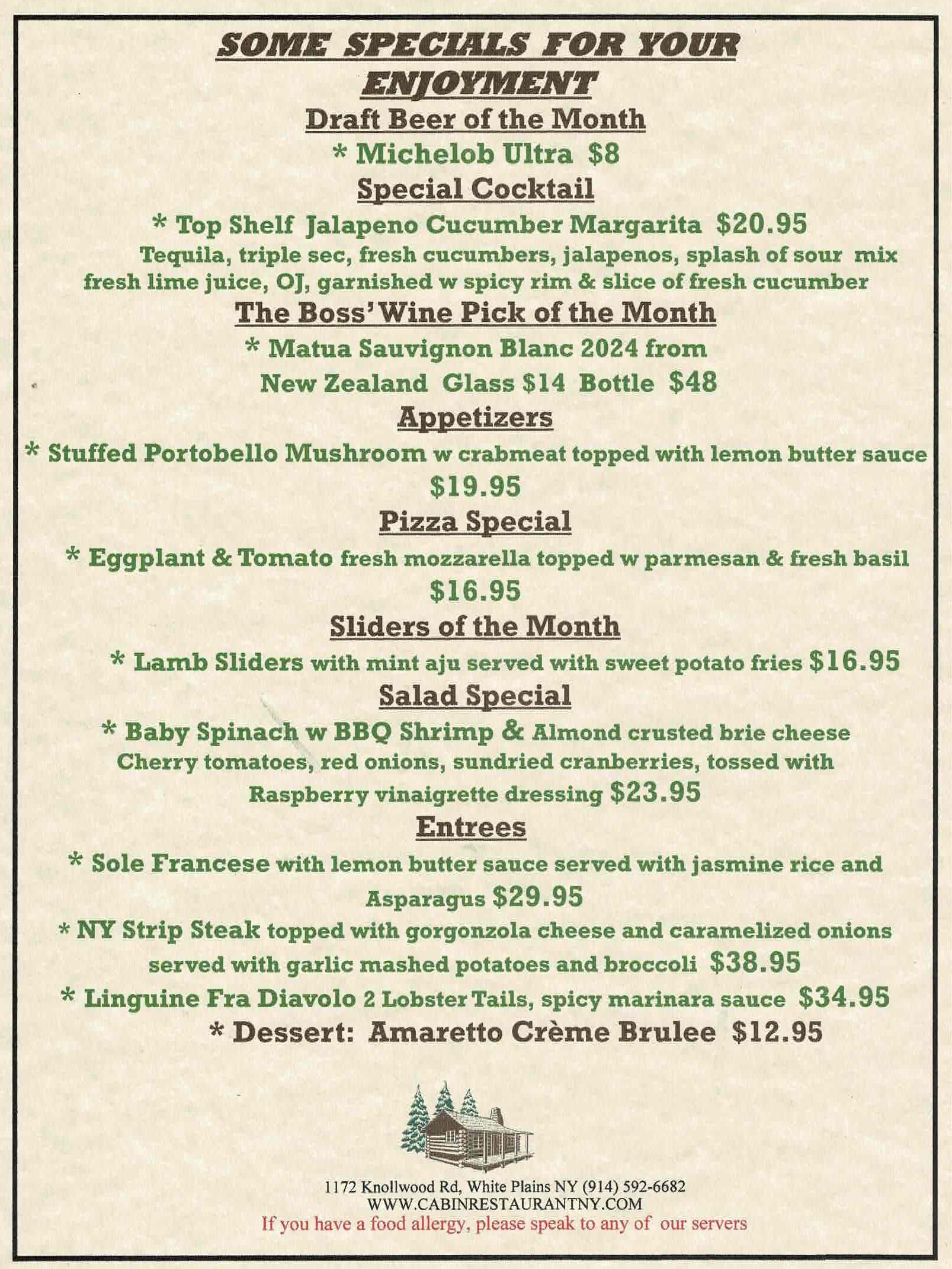 June Specials